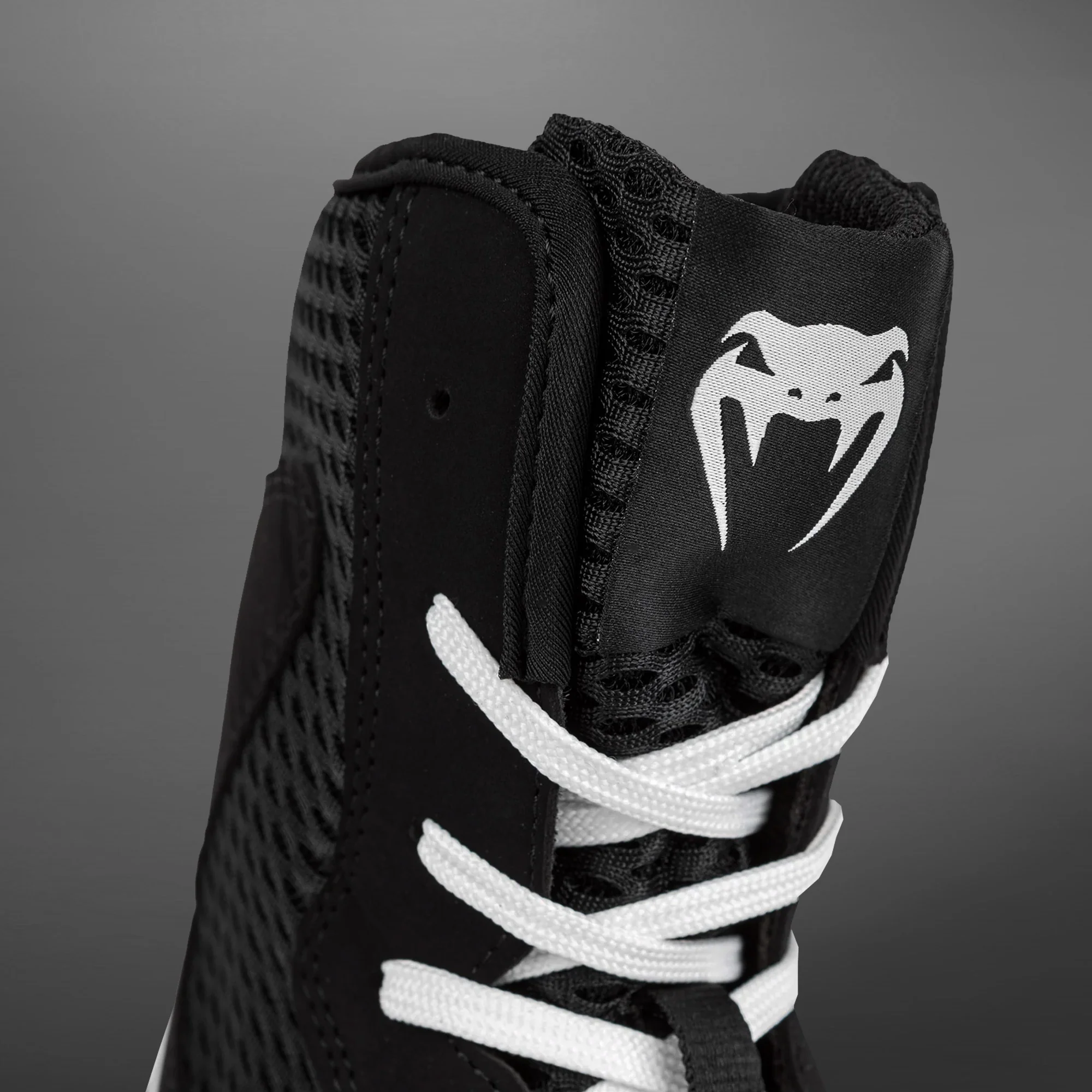 Zapatos de Boxeo Venum Contender - Negro/Blanco - Image 6