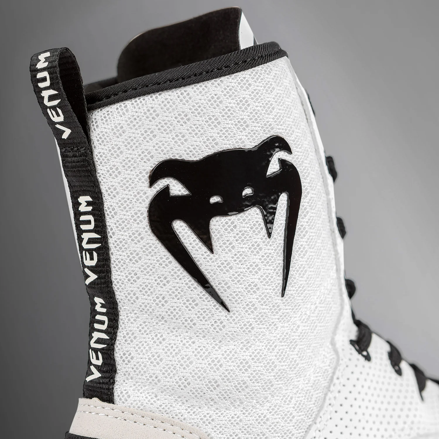 Venum Elite Zapatillas de Boxeo - Blanco/Negro - Image 4