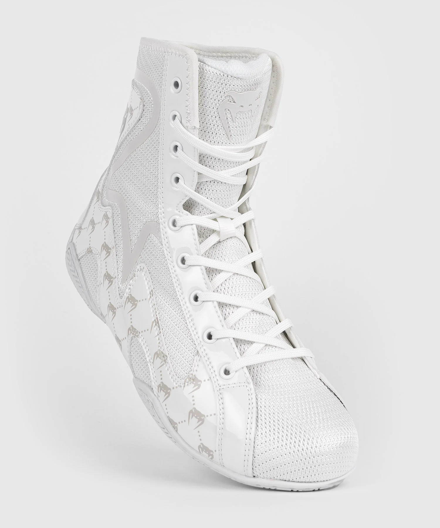 Zapatos de Boxeo Venum Elite Evo Monogram - Blanco/Blanco Hueso - Image 2