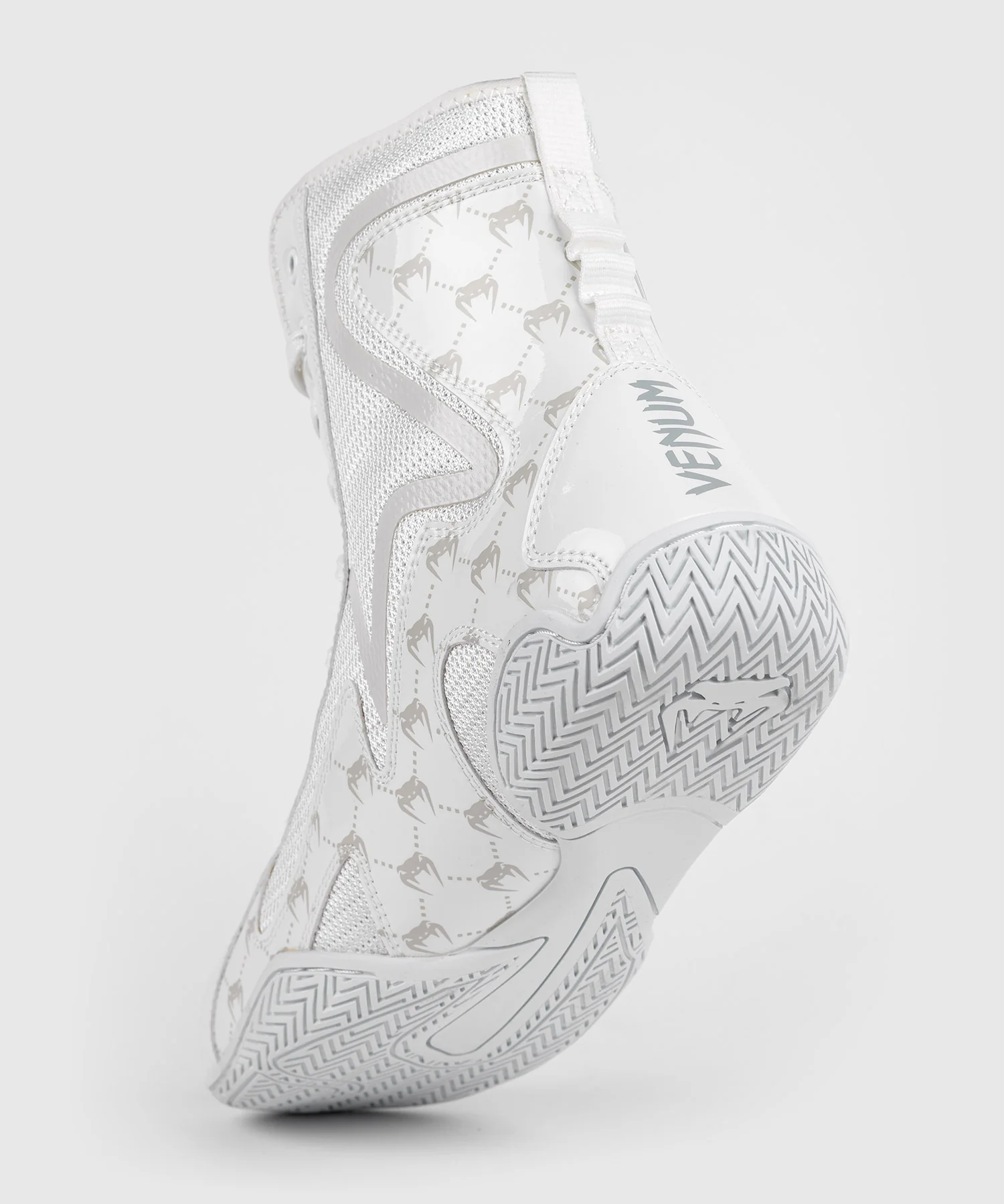 Zapatos de Boxeo Venum Elite Evo Monogram - Blanco/Blanco Hueso - Image 3