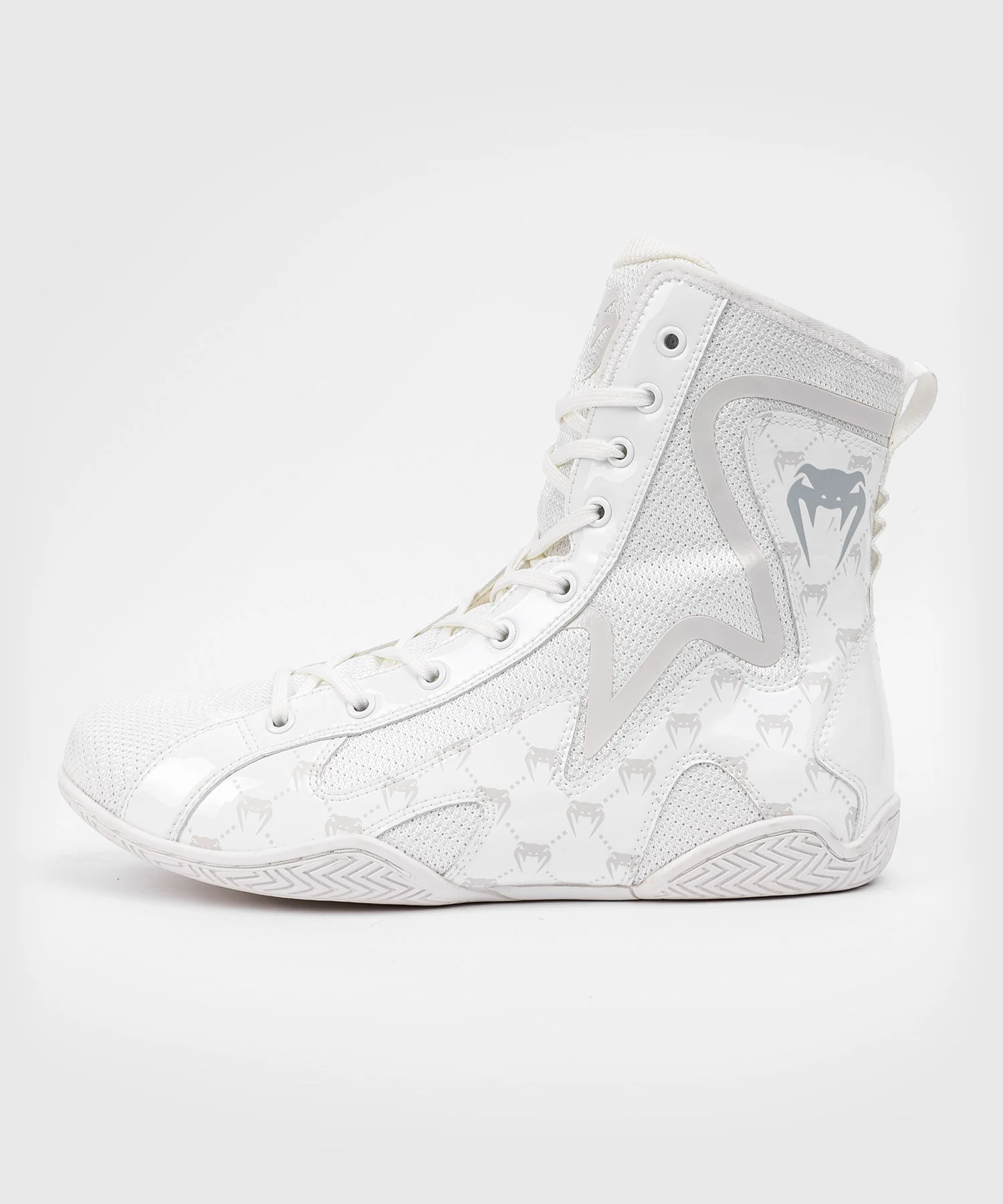 Zapatos de Boxeo Venum Elite Evo Monogram - Blanco/Blanco Hueso - Image 4