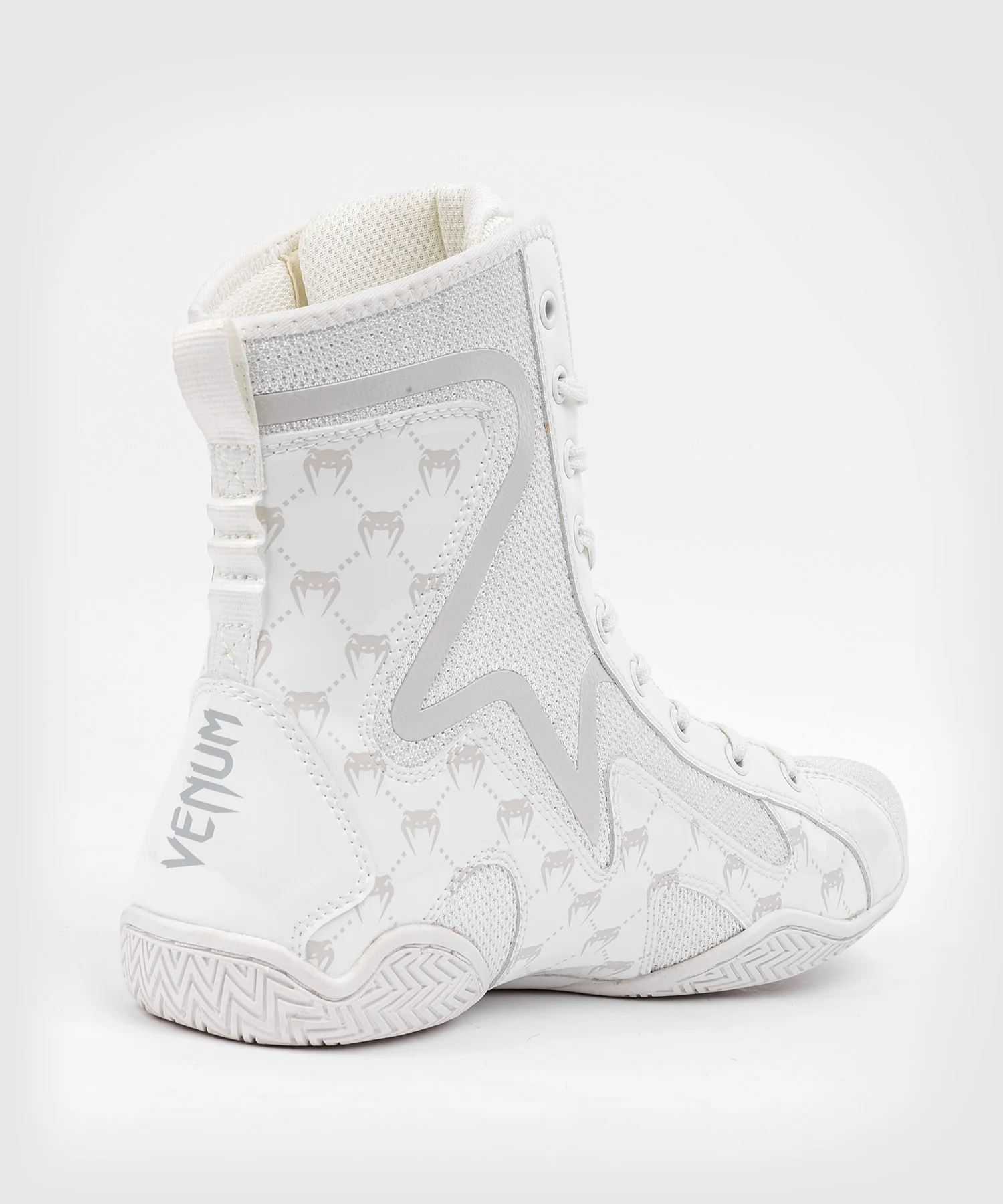 Zapatos de Boxeo Venum Elite Evo Monogram - Blanco/Blanco Hueso - Image 5