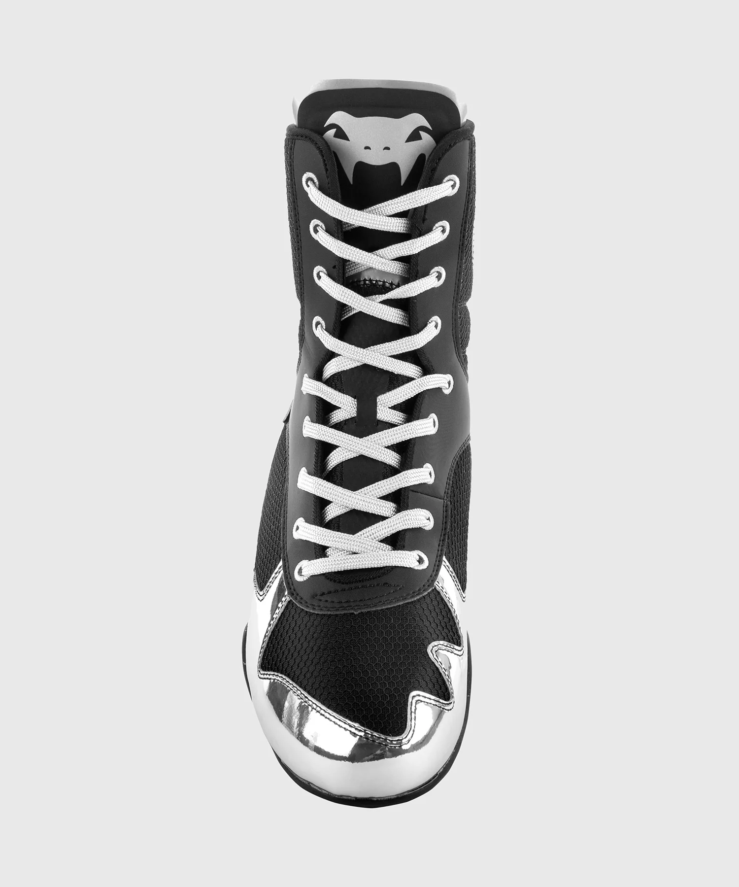Zapatos de Boxeo Venum Elite - Negro/Plata - Image 6